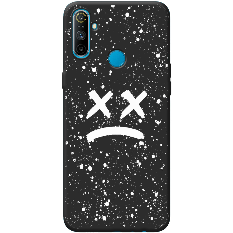 Черный чехол BoxFace Realme C3 Sad Way