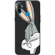 Черный чехол BoxFace Realme C3 Lucky Rabbit