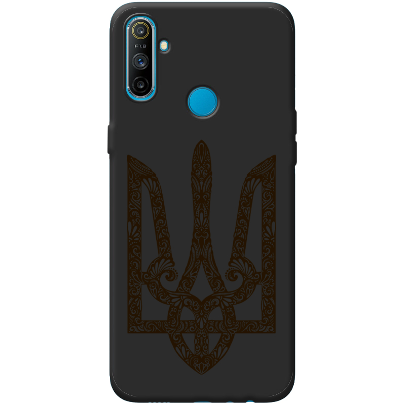 Черный чехол BoxFace Realme C3 Ukrainian Trident