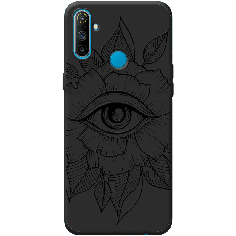 Черный чехол BoxFace Realme C3 Eye