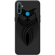 Черный чехол BoxFace Realme C3 Owl