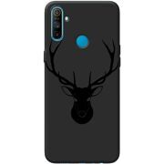 Черный чехол BoxFace Realme C3 Deer