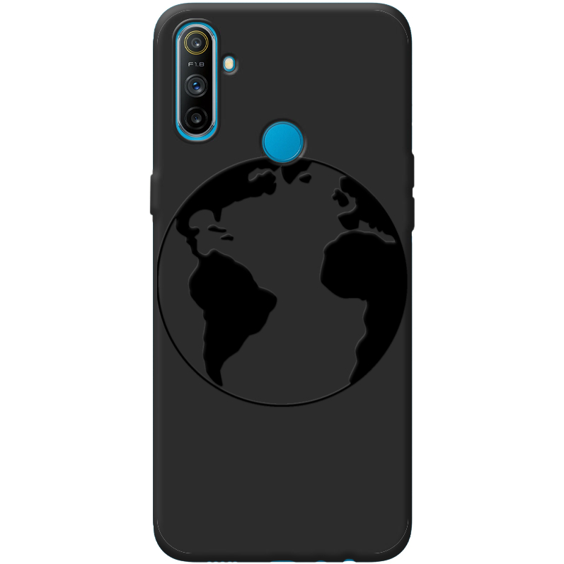 Черный чехол BoxFace Realme C3 Earth