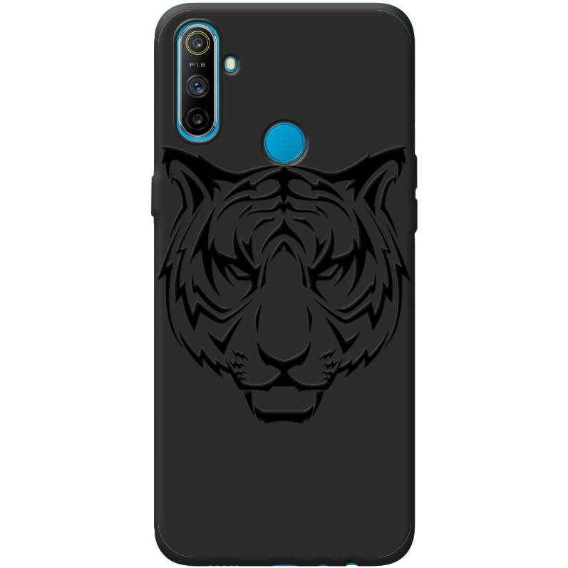 Черный чехол BoxFace Realme C3 Tiger