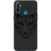 Черный чехол BoxFace Realme C3 Tiger