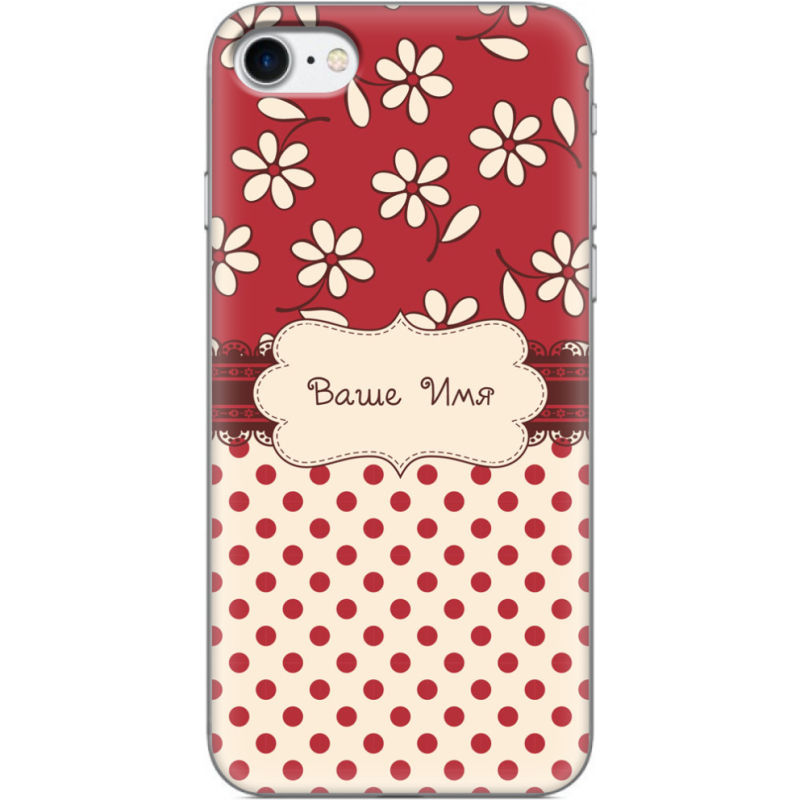 Чехол Uprint Apple iPhone 7/8 Именной Polka Dots