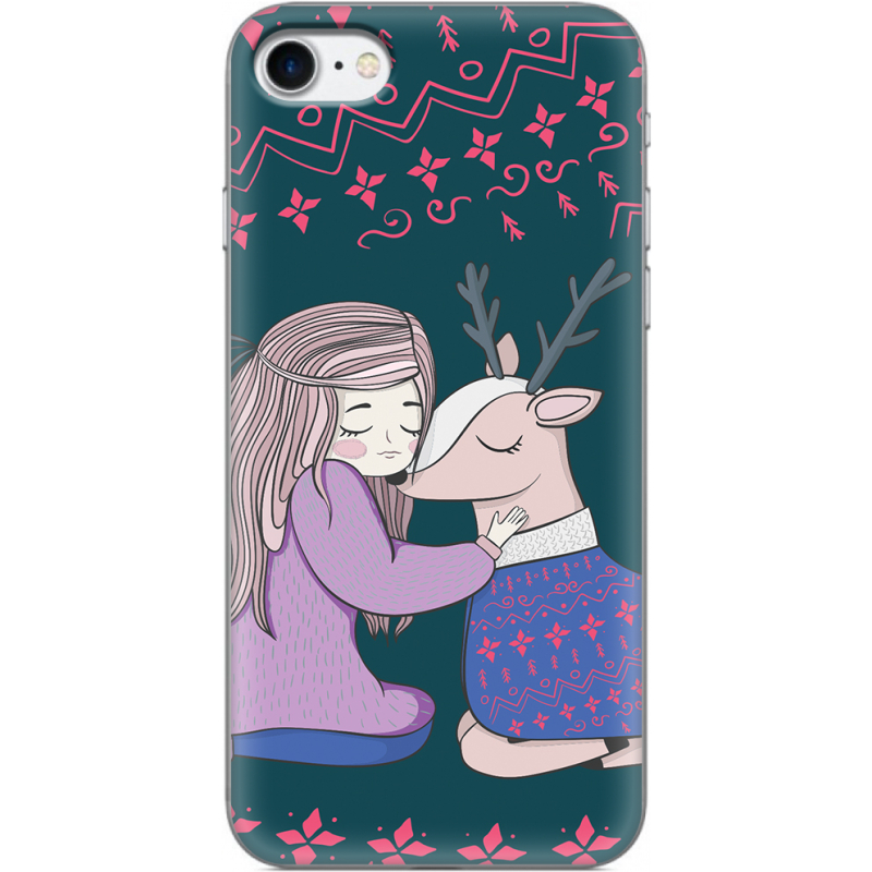 Чехол Uprint Apple iPhone 7/8 Girl and deer