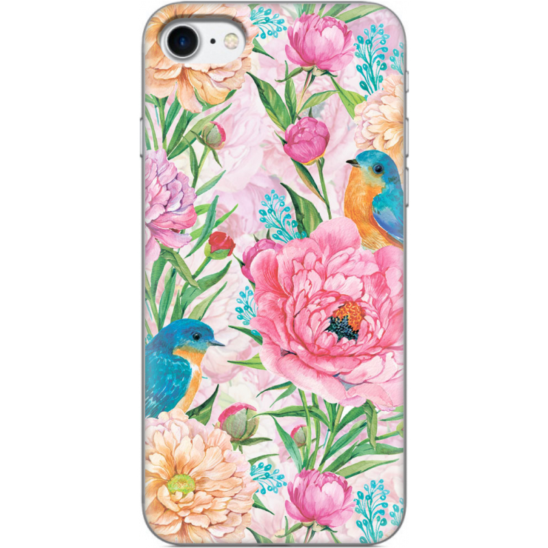 Чехол Uprint Apple iPhone 7/8 Birds in Flowers