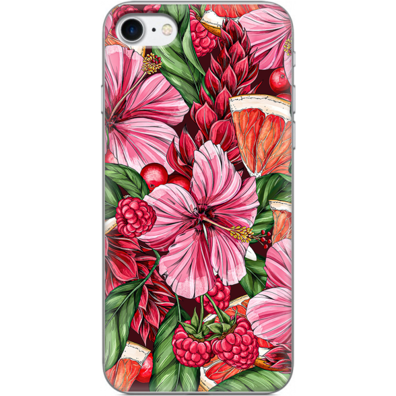 Чехол Uprint Apple iPhone 7/8 Tropical Flowers