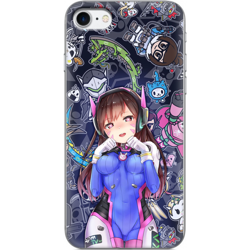 Чехол Uprint Apple iPhone 7/8 Overwatch D.VA