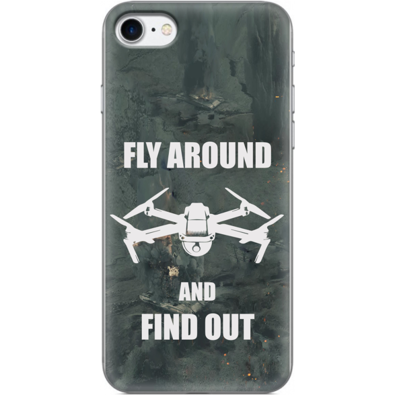 Чехол Uprint Apple iPhone 7/8 Дрон Fly Around