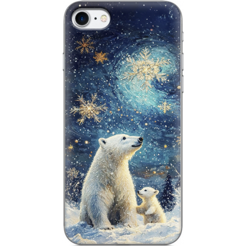 Чехол Uprint Apple iPhone 7/8 Північні ведмеді