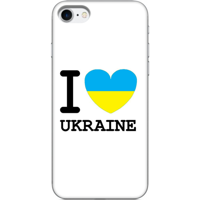 Чехол Uprint Apple iPhone 7/8 I love Ukraine