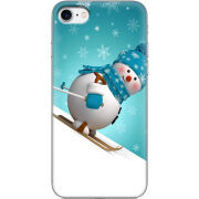 Чехол Uprint Apple iPhone 7/8 Skier Snowman