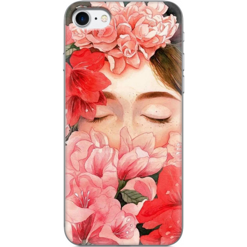 Чехол Uprint Apple iPhone 7/8 Girl in Flowers