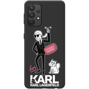 Черный чехол BoxFace Samsung A325 Galaxy A32 For Karl