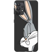 Черный чехол BoxFace Samsung A325 Galaxy A32 Lucky Rabbit