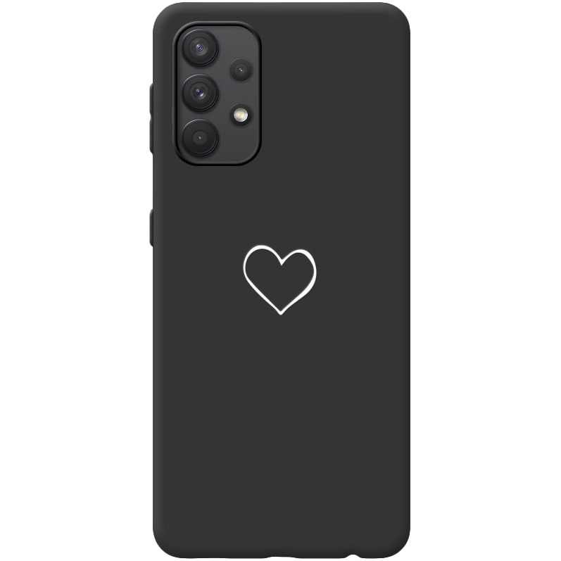 Черный чехол BoxFace Samsung A325 Galaxy A32 My Heart