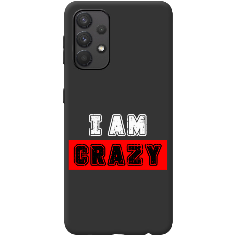 Черный чехол BoxFace Samsung A325 Galaxy A32 I'm Crazy