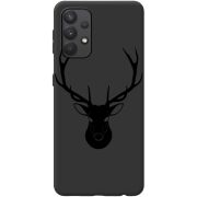 Черный чехол BoxFace Samsung A325 Galaxy A32 Deer