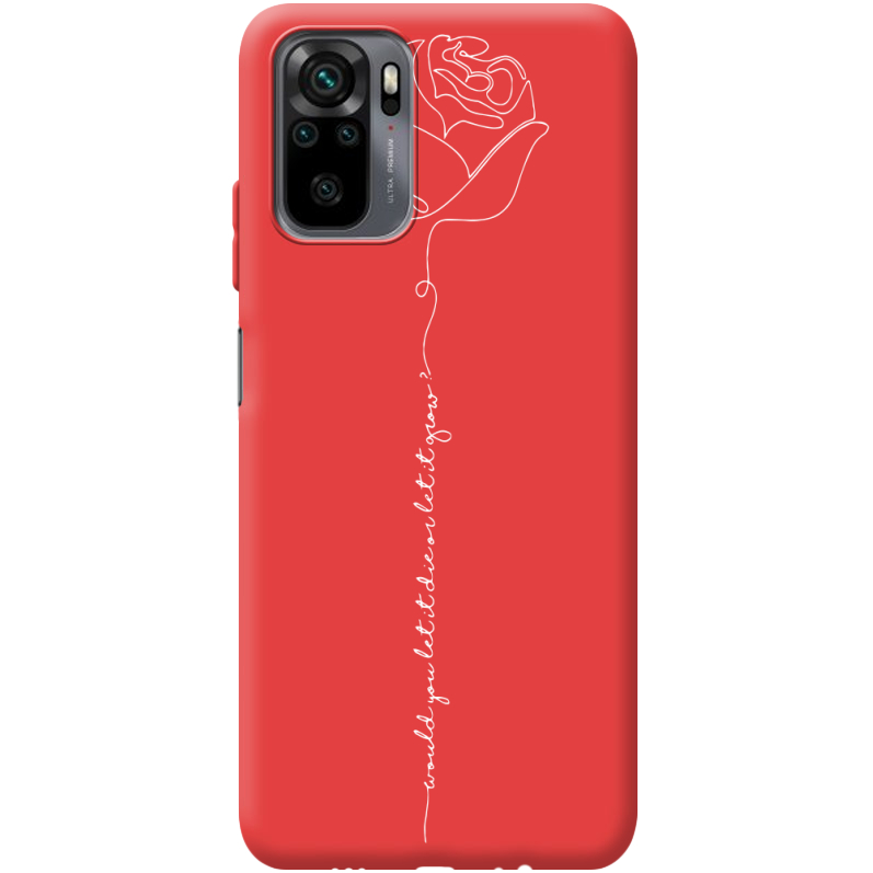 Красный чехол BoxFace Xiaomi Redmi Note 10/ Note 10S 