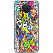 Чехол BoxFace Nokia G20 Multicolored Inscriptions