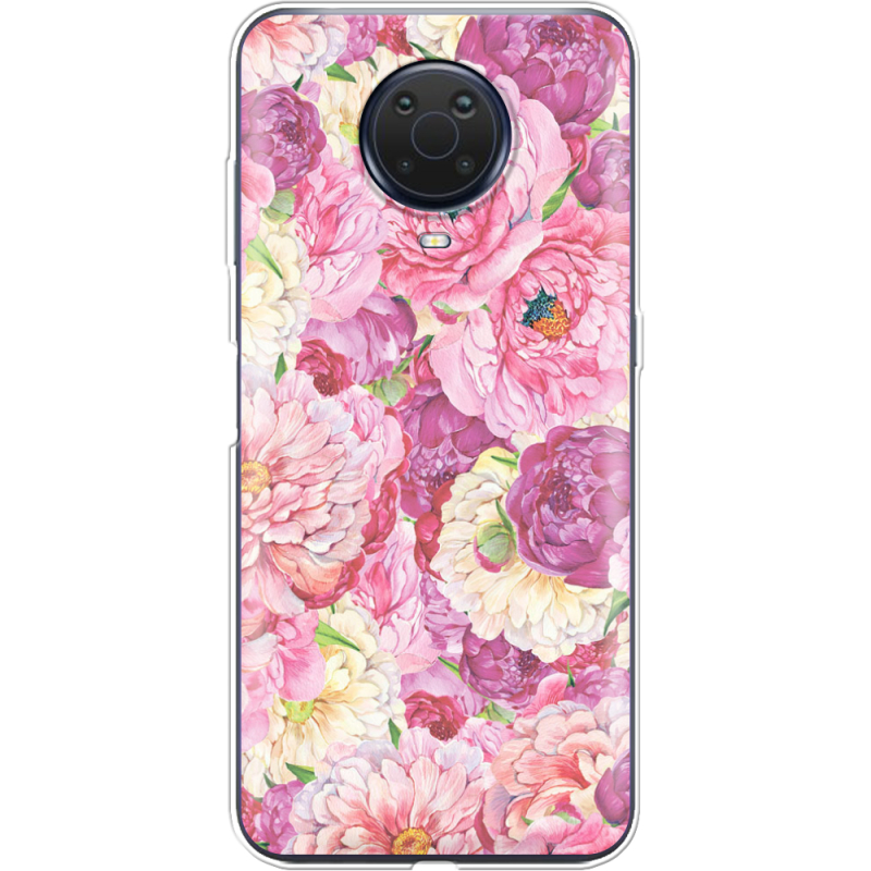 Чехол BoxFace Nokia G20 Pink Peonies