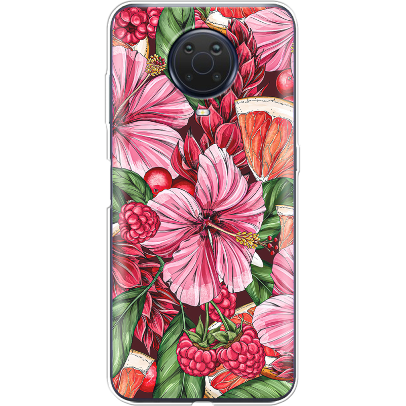 Чехол BoxFace Nokia G20 Tropical Flowers