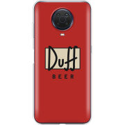 Чехол BoxFace Nokia G20 Duff beer