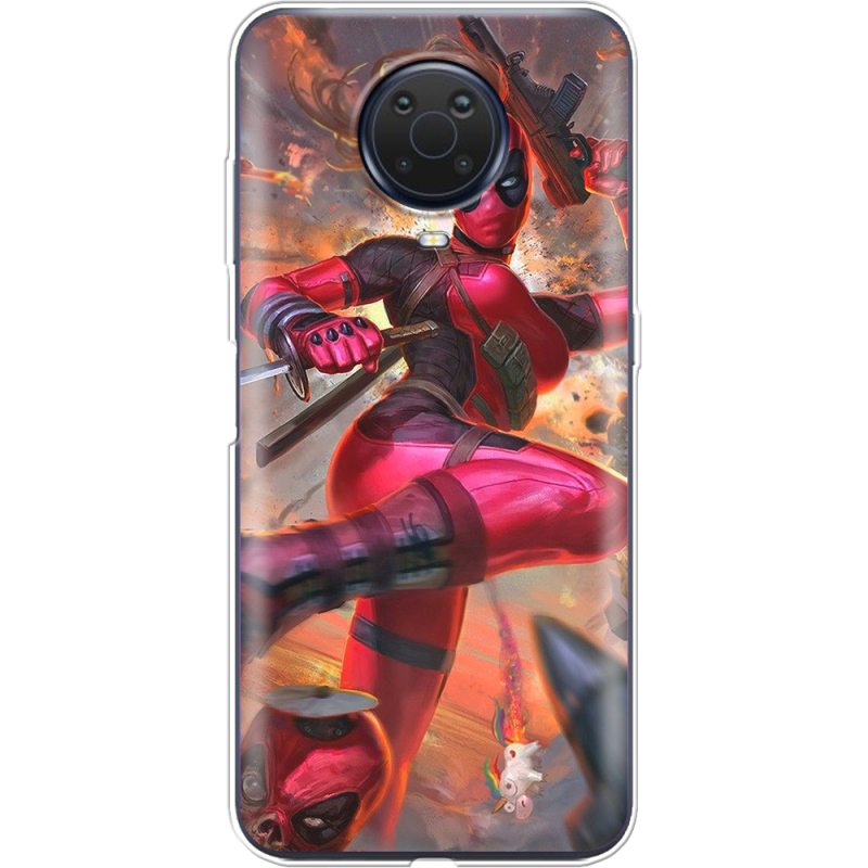 Чехол BoxFace Nokia G20 Woman Deadpool