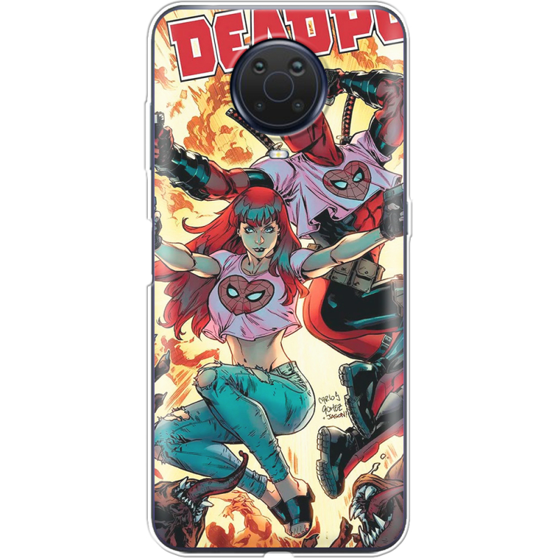Чехол BoxFace Nokia G20 Deadpool and Mary Jane