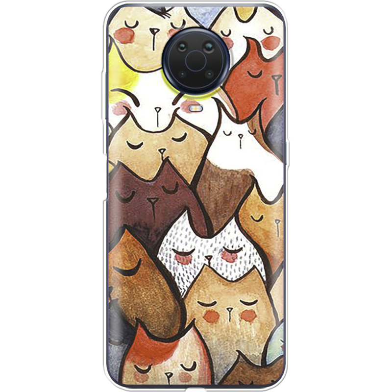Чехол BoxFace Nokia G20 Sleepy Cats