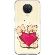 Чехол BoxFace Nokia G20 Teddy Bear Love
