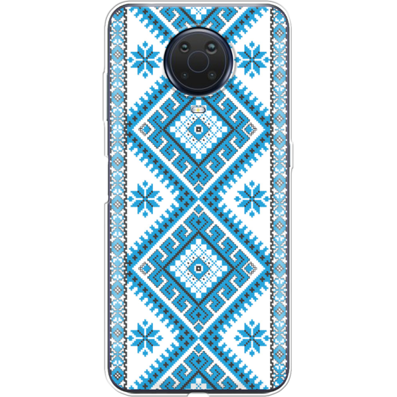 Чехол BoxFace Nokia G20 Блакитний Орнамент
