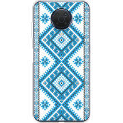 Чехол BoxFace Nokia G20 Блакитний Орнамент