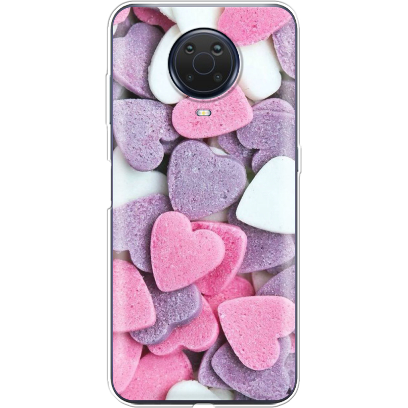 Чехол BoxFace Nokia G20 Сердечки
