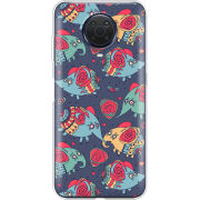 Чехол BoxFace Nokia G20 Flying Elephants