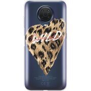 Прозрачный чехол BoxFace Nokia G20 Wild Love