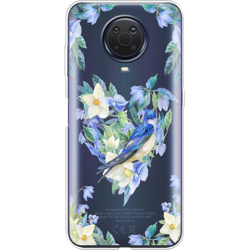 Прозрачный чехол BoxFace Nokia G20 Spring Bird