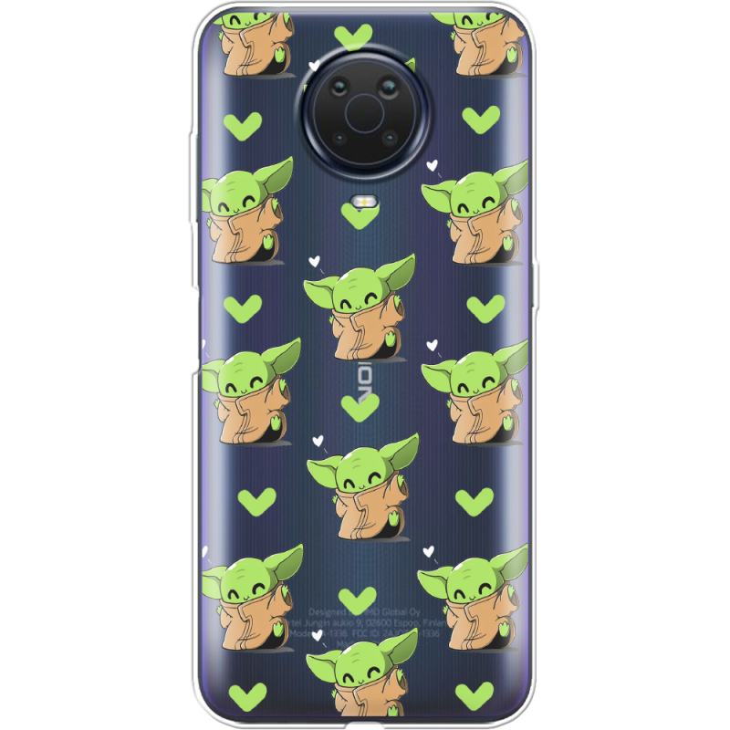 Прозрачный чехол BoxFace Nokia G20 Pattern Baby Yoda