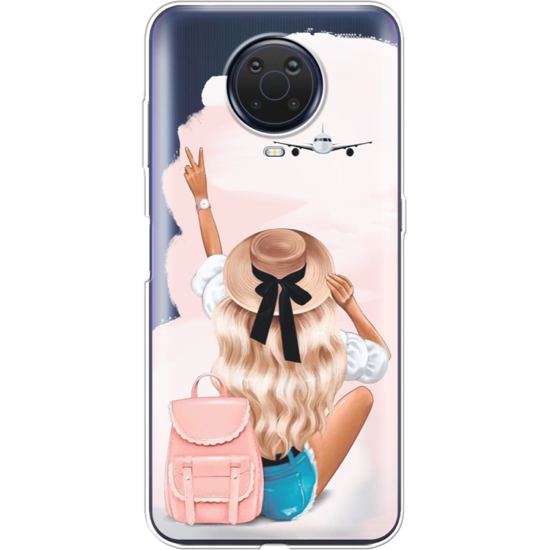 Прозрачный чехол BoxFace Nokia G20 Travel Girl