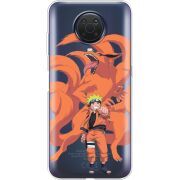 Прозрачный чехол BoxFace Nokia G20 Naruto and Kurama