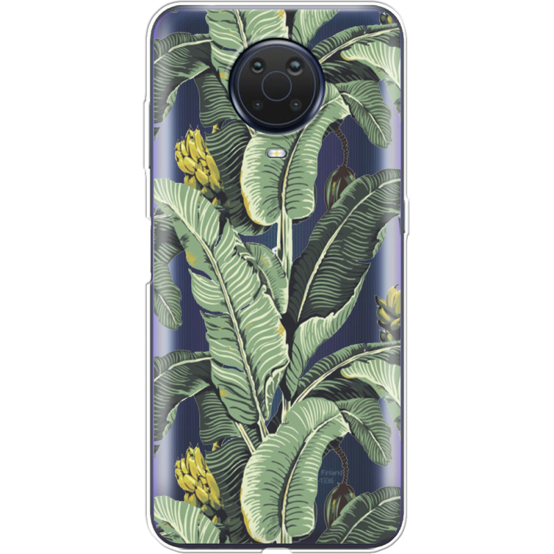 Прозрачный чехол BoxFace Nokia G20 Banana Leaves