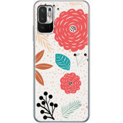 Чехол BoxFace Xiaomi Redmi Note 10 5G Line Flowers