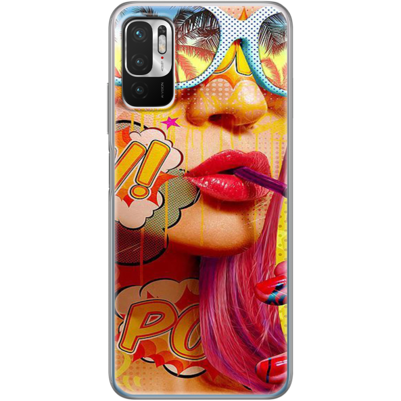 Чехол BoxFace Xiaomi Redmi Note 10 5G Yellow Girl Pop Art