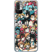 Чехол BoxFace Xiaomi Redmi Note 10 5G Anime Stickers