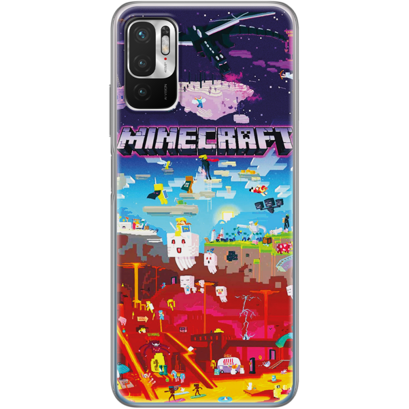 Чехол BoxFace Xiaomi Redmi Note 10 5G Minecraft World Beyond