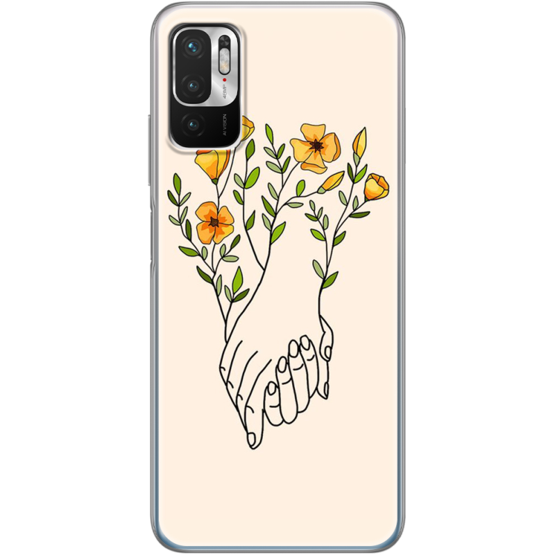 Чехол BoxFace Xiaomi Redmi Note 10 5G Flower Hands