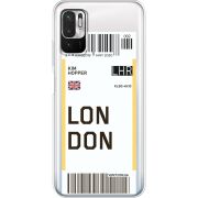 Прозрачный чехол BoxFace Xiaomi Redmi Note 10 5G Ticket London