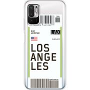Прозрачный чехол BoxFace Xiaomi Redmi Note 10 5G Ticket Los Angeles